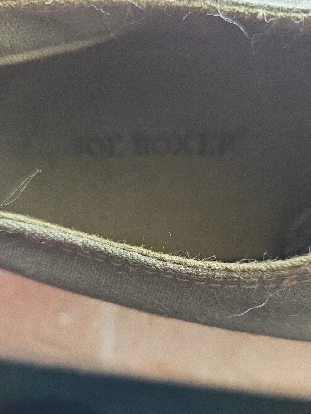 Joe Boxer  Casual Canvas Sneakers in Olive Green Size 9 Y2k